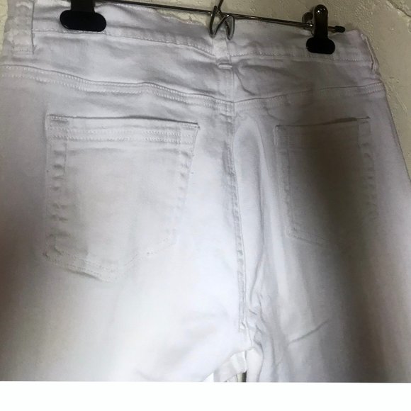 DG By Diane Gilman White Skinny Leg Jeans Size 14 - Picture 7 of 7